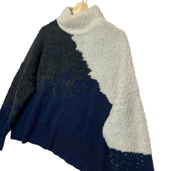 Lululemon Women’s Merino Wool Sweater Size 10 Ombre Knit Textured Turtleneck - Picture 3 of 9